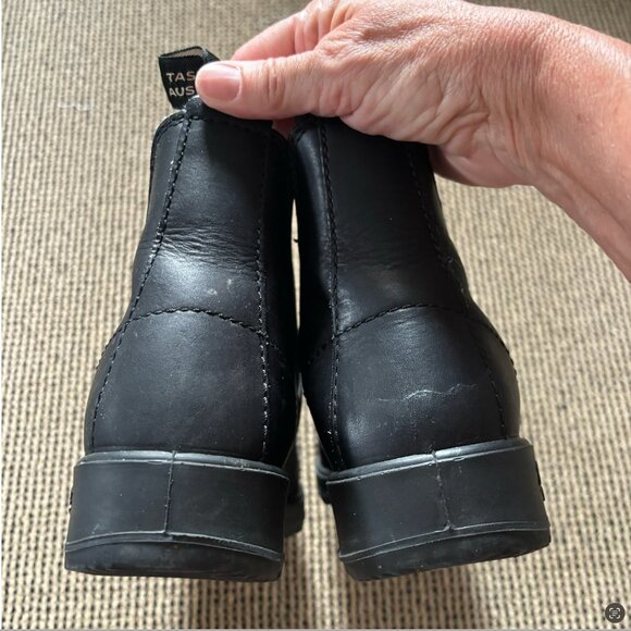 Blundstone Chelsea Boots Black Leather  sz 4 1/2  -(7 1/2 US) - Picture 6 of 11